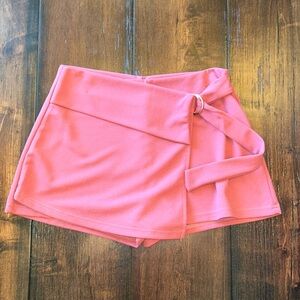 Mauve- wrap skort- very short NWOT